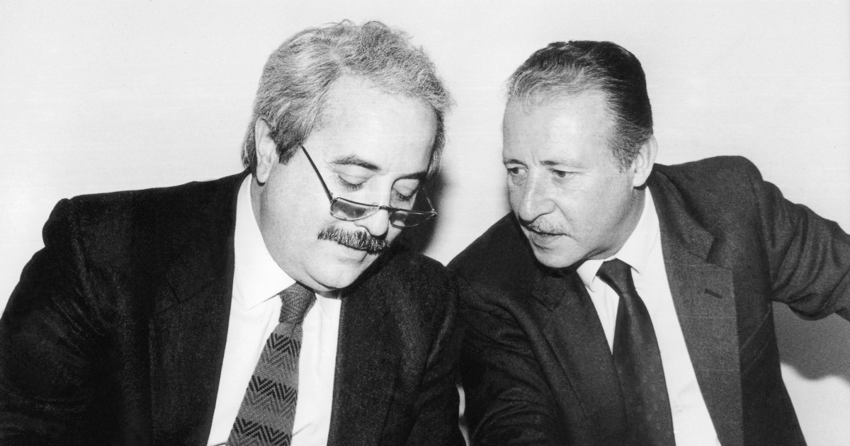 Fotografia di Falcone e Borsellino